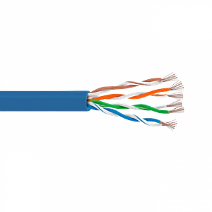 Pack x4 Cable Patch LINKMADE Cat5e 30cm Azul LSZH Inyectado Multifilar