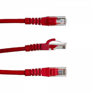 Cable Patch LINKMADE Cat5e 3mt Rojo LSZH Inyectado Multifilar