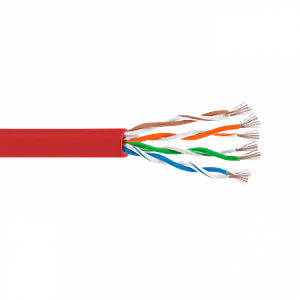 Cable Patch LINKMADE Cat5E Rojo LSZH, 10m, Inyectado, Multifilar