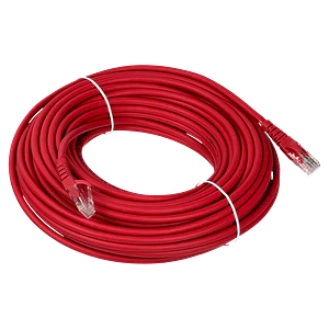 Cable Patch LINKMADE Cat5e 20mt Rojo LSZH Inyectado Multifilar
