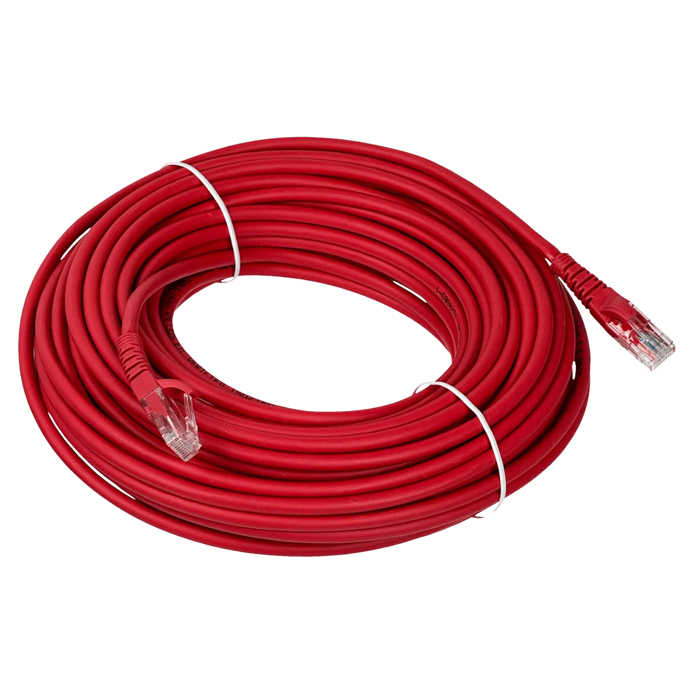 Cable Patch LINKMADE Cat5e 20mt Rojo LSZH Inyectado Multifilar 1