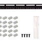 CAT3 25-RJ45 8P8C PATCH PANEL 1U Telefonia - Miniatura 1