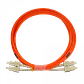 3mt SC-SC OM1 Multimodo MM Duplex Jumper Fibra 62.5/125um LSZH - Miniatura 1