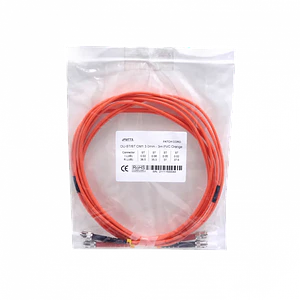 3mt ST-ST OM1 Multimodo MM Duplex Jumper Fibra 62.5/125um LSZH