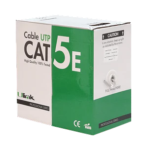 Caja Cable UTP ULINK 100-C CAT5E 300m CCA Unifilar 4-Pares