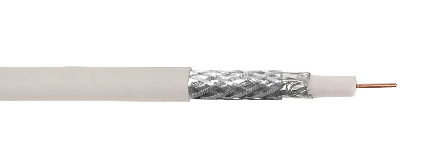 RG6 Blanco 305mts Carrete RG-6 Cable Coaxial 75ohm Aleacion-CCS 1