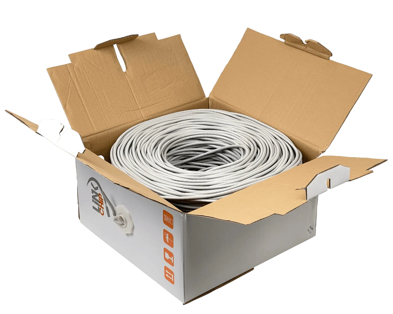 Caja Cable UTP LINKCHIP Similar-Cat6 Gris AWG24/0.5mm CCA 305mt Aleación 1