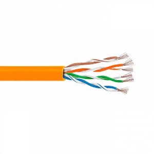 Cable Patch LINKMADE Cat5e 3mt Naranjo LSZH Inyectado Multifilar