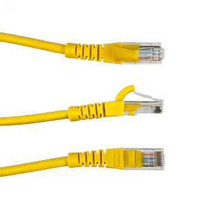 Cable Patch LINKMADE Cat5e 7.5mt Amarillo LSZH Inyectado Multifilar