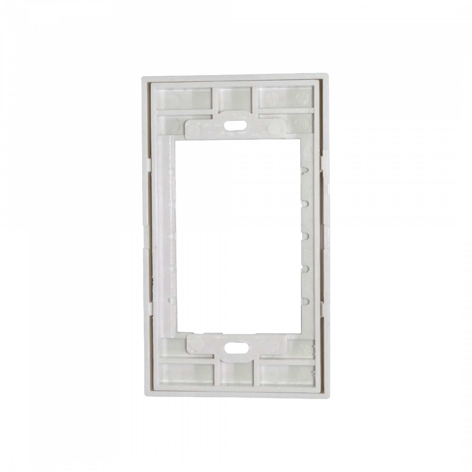 3-Espacios Placa Mural 120x70mm Blanca Faceplate Multimedia LY-092 1
