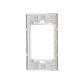 3-Espacios Placa Mural 120x70mm Blanca Faceplate Multimedia LY-092 - Miniatura 1