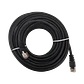 Cable Exterior LINKMADE Cat5e Negro SF/UTP 10mt para Instalación en Exteriores - Miniatura 1