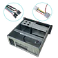LINKMADE 4U Case Rack Micro-ATX 4-PCI-Low-Profile req/Fuente-ATX - Miniatura 1