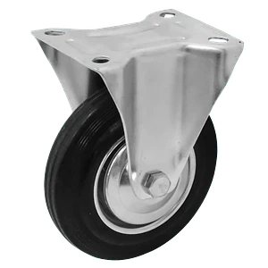 Rueda 6-pulgadas Fija Negra Soporta-150Kg 115x135x200