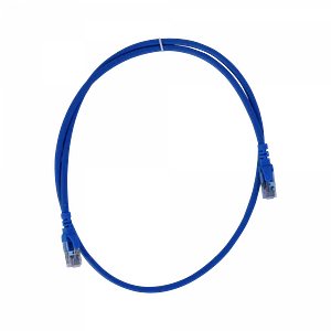 Cable Patch LINKMADE Cat6a Azul LSZH U/FTP 1m Inyectado Multifilar de Alta Velocidad