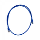 Cable Patch LINKMADE Cat6a Azul LSZH U/FTP 1m Inyectado Multifilar de Alta Velocidad - Miniatura 1