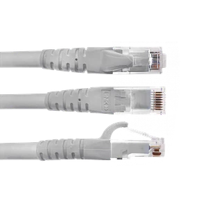Cable Patch LINKMADE Cat6 Gris LSZH 1.5m Inyectado Multifilar para Conexiones Seguras y Rápidas