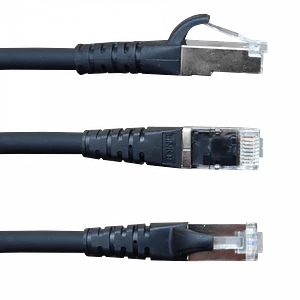 Cable Patch LINKMADE Cat6 Negro S/FTP LSZH 2 metros Inyectado Multifilar para Redes Profesionales