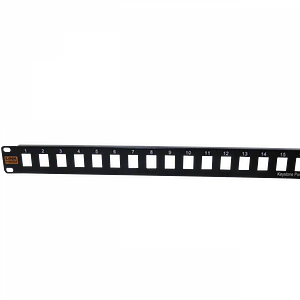Cubierta Patch Panel Linkmade Keytstone 16, 1U