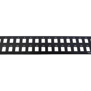 Cubierta Patch Panel Linkmade Keytstone 32, 2U
