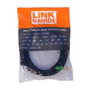 Cable Patch LINKMADE Cat6 Negro LSZH 7.5 metros Inyectado Multifilar para Redes de Alta Capacidad