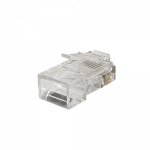 CAT5e Multifilar RJ45 Bolsa 100 Conectores Crimpeables