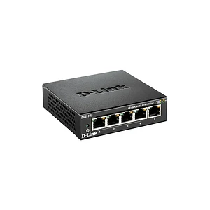 Switch D-Link DGS-105, Plug & Play, 5 Puertos Gigabit 1000Mbps, Ideal para Gaming y Streaming 4K