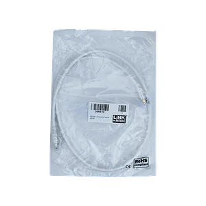 Cable Patch LINKMADE Cat6a Blanco LSZH U/FTP 1m Inyectado Multifilar con Conectores Resistentes