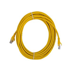 Cable Patch LINKMADE Cat6a U/FTP 7mt Amarillo LSZH Inyectado Multifilar