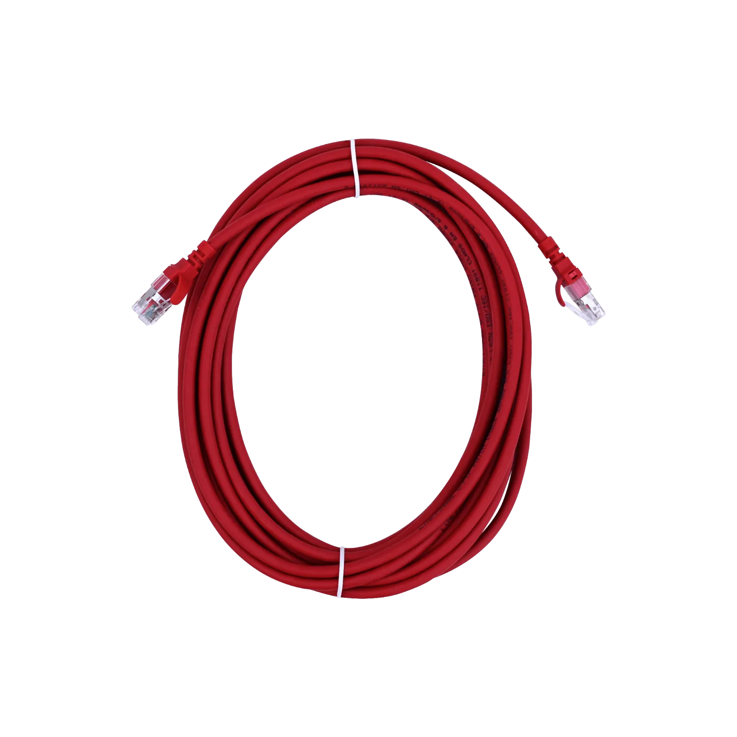 Cable Patch LINKMADE Cat6a U/FTP 5mt Rojo LSZH Inyectado Multifilar 1