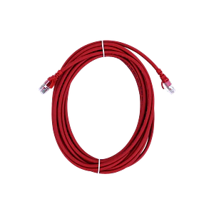 Cable Patch LINKMADE Cat6a U/FTP 5mt Rojo LSZH Inyectado Multifilar