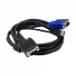 Cable KVM USB VGA 1.8m MINITAR para ERU-8, ECAB2043-1.8M - Miniatura 1