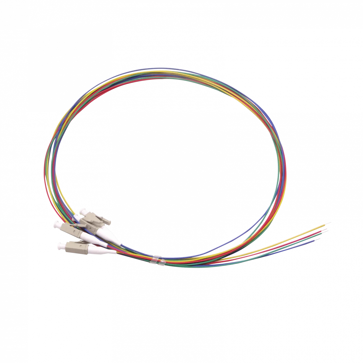 LC/UPC OM1 Multimodo 1,5mt 4-Unidades Pigtail 62.5/125um 0,9mm 150cm 1