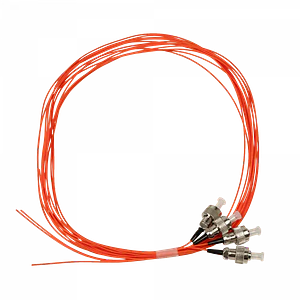Pigtail de Fibra Óptica Monomodo SC/UPC 1.5m LSZH - Paquete de 4 Unidades - JFMF-4