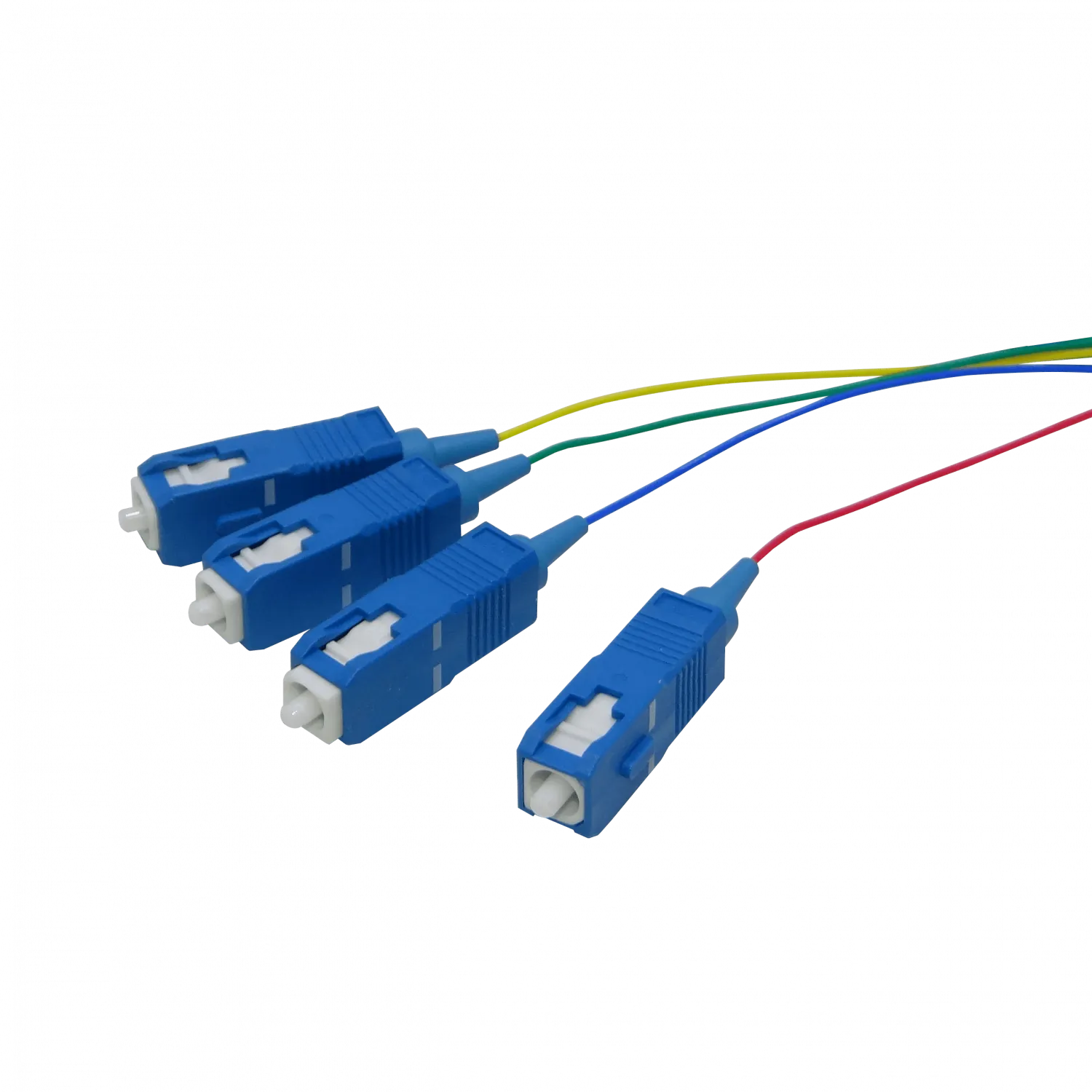 SC/UPC SM 1,5mt 4-unidades Pigtail 150cm 0,9mm 1.5mt MonoModo 9/125um 1