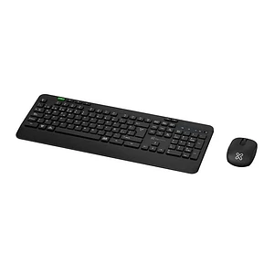 Kit combo Teclado y Mouse Klip Xtreme KBK-750 Inalambrico,Receptor 2.4 GHz, Hasta 1600 DPI