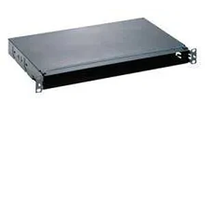 Panduit Opticom Rack Mount Fiber Trays - Caja de empalmes de fibra Ã³ptica - negro - 1U - 19