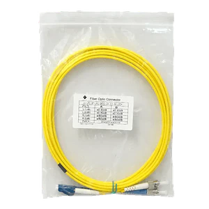 3mt LC-ST/UPC MonoModo SM Duplex Jumper Cable Fibra 9/125um 3mm LSZH