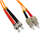 3mt ST-SC OM1 MultiModo MM Duplex Jumper Fibra 62.5/125um LSZH - Miniatura 1