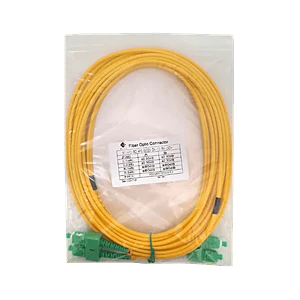 5mt SC/APC-SC/APC MonoModo SM Duplex Jumper Cable Fibra 9/125um LSZH