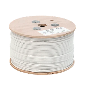 Cable Telefónico 4C, 24AWG, 2 Pares, Redondo, Aleación CCA, 300m