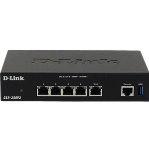Router D-Link DSR-250V2, 5 Puertos Gigabit, VPN 