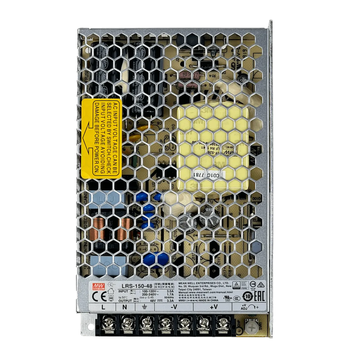 MEANWELL 158,4W 48V 3,3A Open-Frame Fuente-Poder 100-240VAC 1