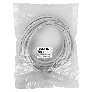 Cable Patch Genérico Cat5e 5mt Gris CCA Inyectado