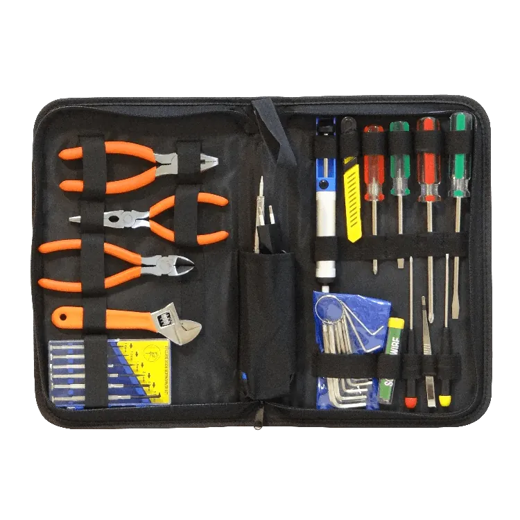 Kit Herramientas Mantencion Electronico Cautin-30W 17-Piezas 1
