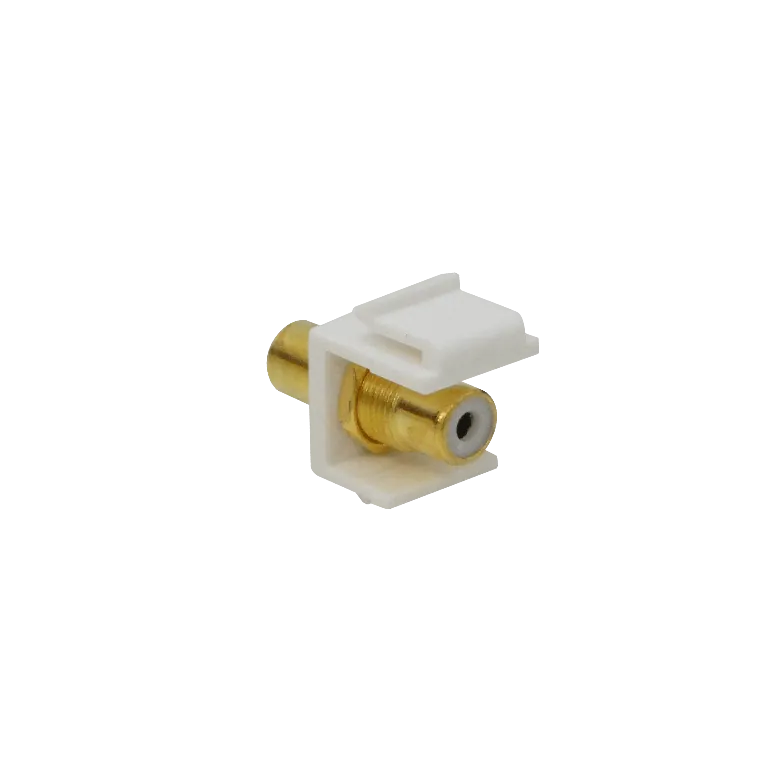 Blanco-RCA-H Blanco-RCA-H Keystone Blanco Hembra-Hembra H-H 1