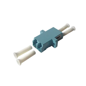 LC-LC Aqua OM3 DX-Duplex Copla p/Fibra Adaptador p/Cabecera-CL/Caja