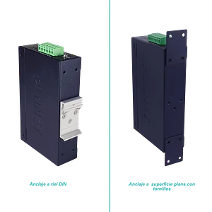 PLANET 5-1000 IP30 Switch Industrial Riel-DIN Gigabit req/12-48VDC