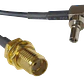 Cable Coaxial .SMA-Hembra CRC9 10cm - Miniatura 1