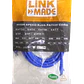 Cable Patch LINKMADE Cat6 U/UTP 7.5mt Azul LSZH Inyectado Multifilar - Miniatura 1